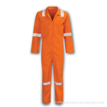 100% cotton material  flame retardant overall clothing